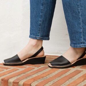 Avarca Pons Wedges Black Size 10